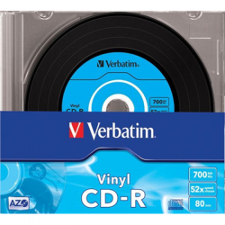 PŁYTA VERBATIM CD-R VINYL PRINTABLE 700MB-77945