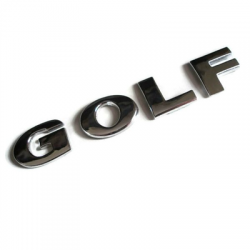 Emblemat znaczek logo napis GOLF tył VW-78135