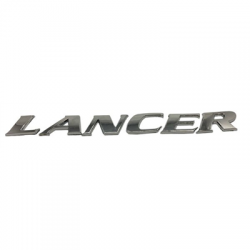Emblemat znaczek logo napis LANCER 33x18mm-78276