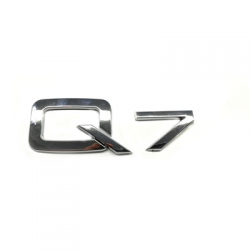 Emblemat znaczek logo napis Q7 110x35mm Audi chrom-78312