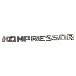 Emblemat znaczek logo napis KOMPRESSOR 240x20mm-78315