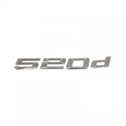 Emblemat znaczek logo napis 520d 170x22mm BMW-78322