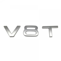 Emblemat znaczek logo napis V8T 25x19mm Audi-78324