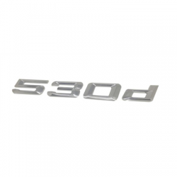 Emblemat znaczek logo napis 530d 170x22mm BMW-78325
