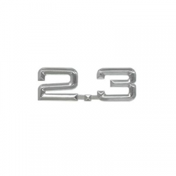 Emblemat znaczek  logo napis cyfry 2.3 75x25mm-78344
