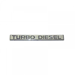 Emblemat znaczek logo napis TURBO DIESEL 167x18mm-78345