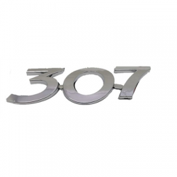 Emblemat znaczek logo napis 307 107x34mm Peugeot-78459