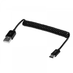 Kabel USB USB-C 3.1 sprężyna spirala 3m-79637