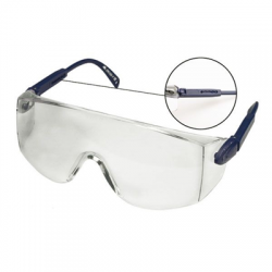 Okulary ochronne białe regulowane zauszniki Topex-79970