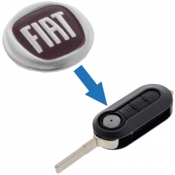 Emblemat znaczek do klucza 15mm Fiat-81175