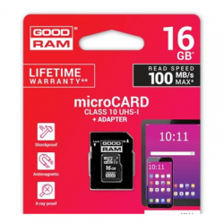 Karta pamięci microSD 16GB UHS-I adapter Goodram -83278