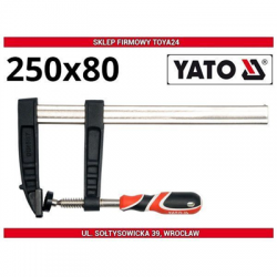 Ścisk stolarski 250x80mm Yato-85029