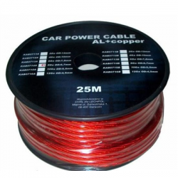 Kabel samochodowy 4Ga OD10mm CU AL 25m-85523