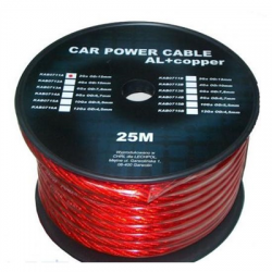Kabel samochodowy 6Ga OD 8mm CU AL 25m-85524