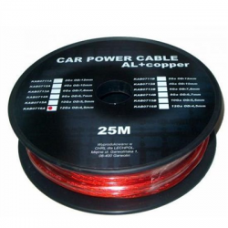 Kabel samochodowy 10Ga OD 5.5mm CU AL 25m-85526