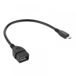 Kabel USB gniazdo A - wtyk micro USB 20cm OTG-85603