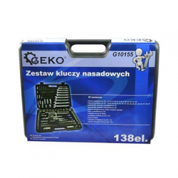 Zestaw kluczy warsztatowych 138el CRV Geko-86318