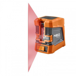 Laser krzyżowy 15m poziomnica etui uchwyt Neo-86480