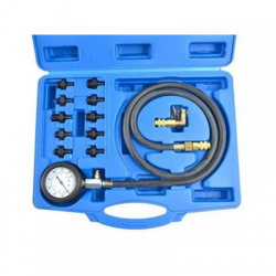 Tester ciśnienia oleju 0-10 bar 10 adapterów Geko-91386