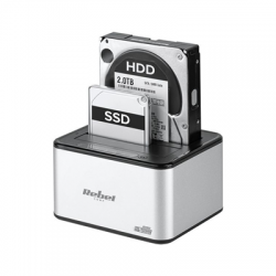 Stacja dokująca dysków HDD SSD USB 3.0 alu-93267