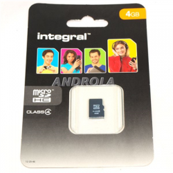 Karta pamięci microSDHC 4GB Integral kl4-9454