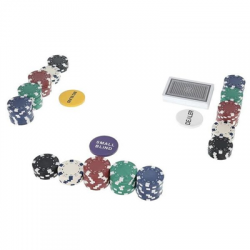 Poker zestaw 300 żetonów w walizce HQ-95596