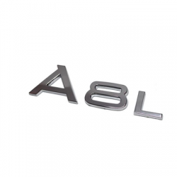 Emblemat znaczek logo napis A8L Audi chromowany-95930