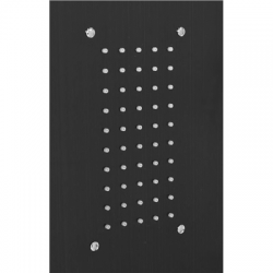 Panel Prysznicowy Steely 3 Black Titanium Fala-97529