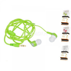 Słuchawki douszne MP3 MP4 jack 3,5 Forever zielony-9757