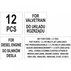 Blokady rozrządu Opel Suzuki Fiat 1.3 JTD CDTI-97956