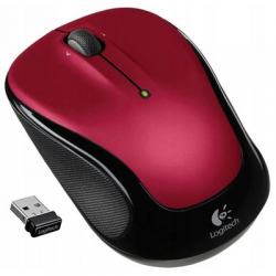Mysz bezprzewodowa Logitech M325 czerwona-98594