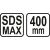 Bruzdownik sds max 25x18x400mm Sthor-107502