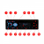 Radio samochodowe 1din USB MICRO SD BT niebieskie-120399