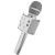Mikrofon karaoke z głośnikiem srebrny -126375