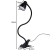 Lampka biurkowa 24 led klips USB podstawka czarna-127896