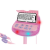 Karaoke na stojaku z mikrofonem różowe-128009