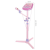 Karaoke na stojaku z mikrofonem różowe-128012