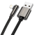 Kabel USB - Lightning 1m 2,4A czarny-130728