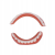 Zęby sztuczne nakładka dziąsła góra dół-135575