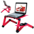 Stolik pod laptop składany chłodzenie czerwony-138576