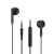 Słuchawki przewodowe EB312 jack 3,5mm czarne-140396