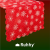 Bieżnik świąteczny na stół czerwony 220x35cm-140608