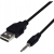 Kabel USB 2.0 do Mini Jack 3.5mm Aux 60cm-143108