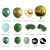 Girlanda balonowa 142 balony zielony zloty mięta-144129