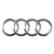 Emblemat znaczek logo AUDI tył A4 A6 182x60mm-22217
