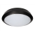 Plafon BRYZA LED 60 czarny poliwęglan mlecz Orno -48510
