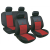 Pokrowce na fotele samochodowe komplet czerwone-51753