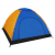 Namiot turystyczny 4 osobowy iglo niebiesko-żółty-55290