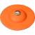 Korek z sitkiem silikonowy 100mm pomarańcz Fala-81805