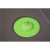 Korek z sitkiem silikonowy 100mm zielony Fala-81814